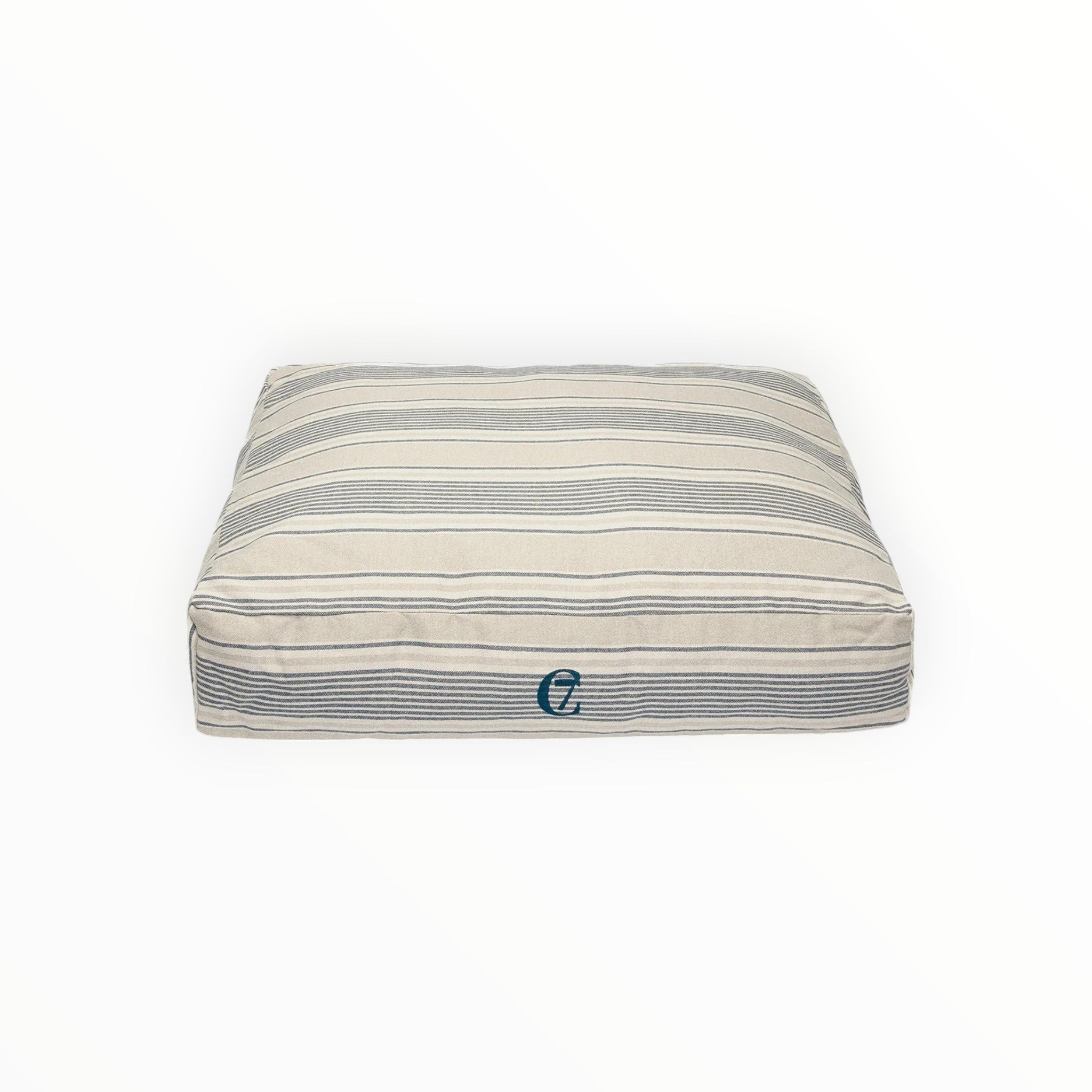 Homey Linen Stripes - Natural & Blue