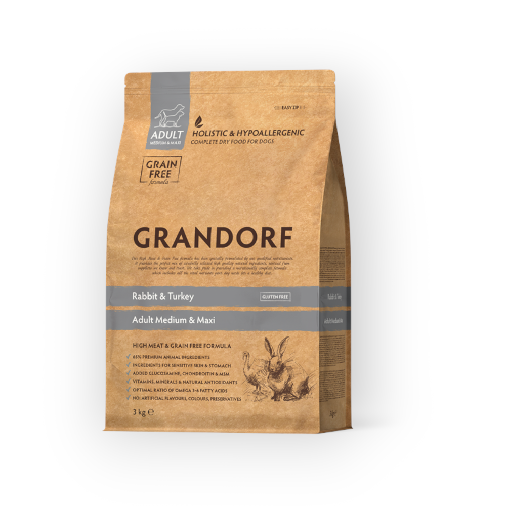 Grandorf tørfoder - Kalkun & Kanin