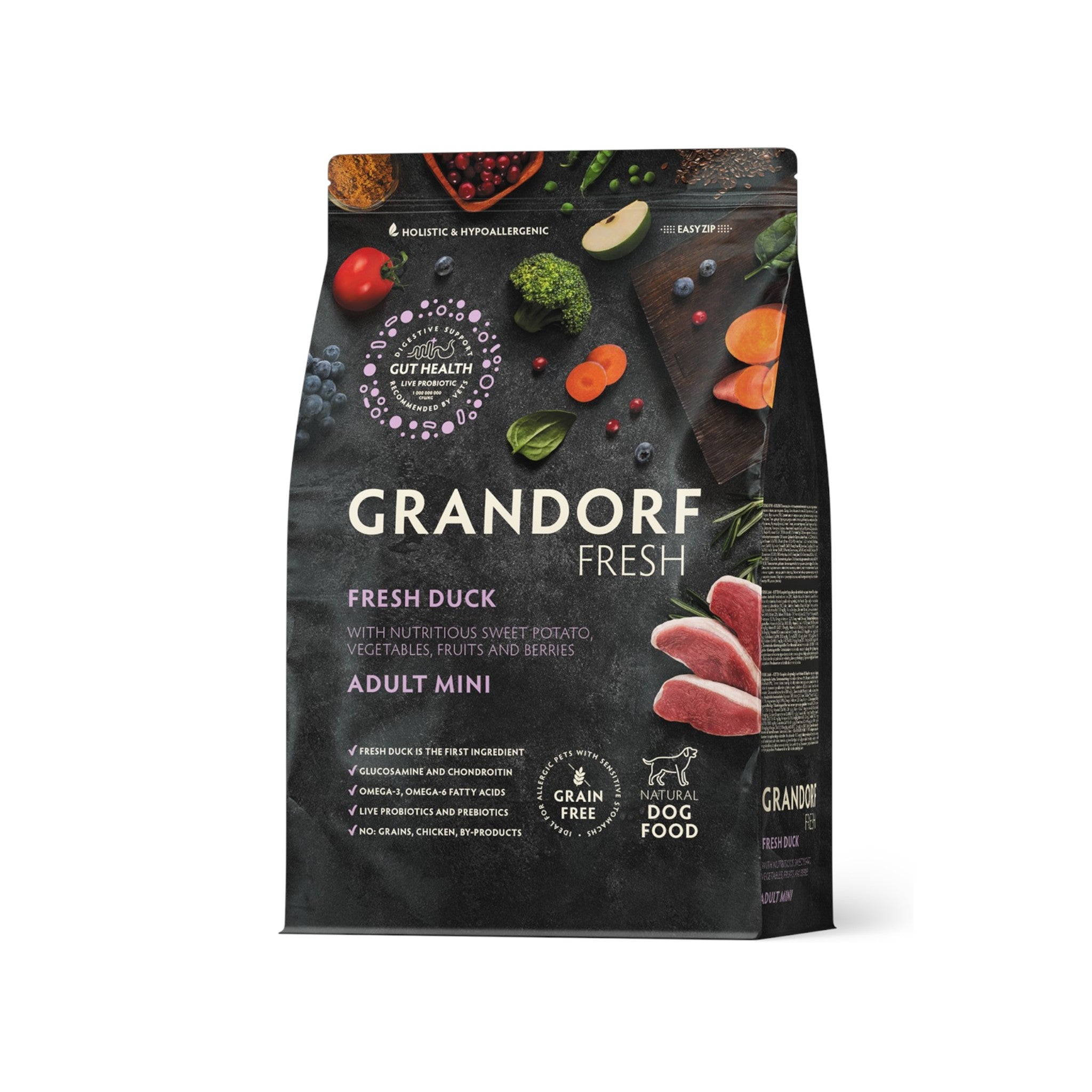 Grandorf Fresh tørfoder - Duck/ Mini