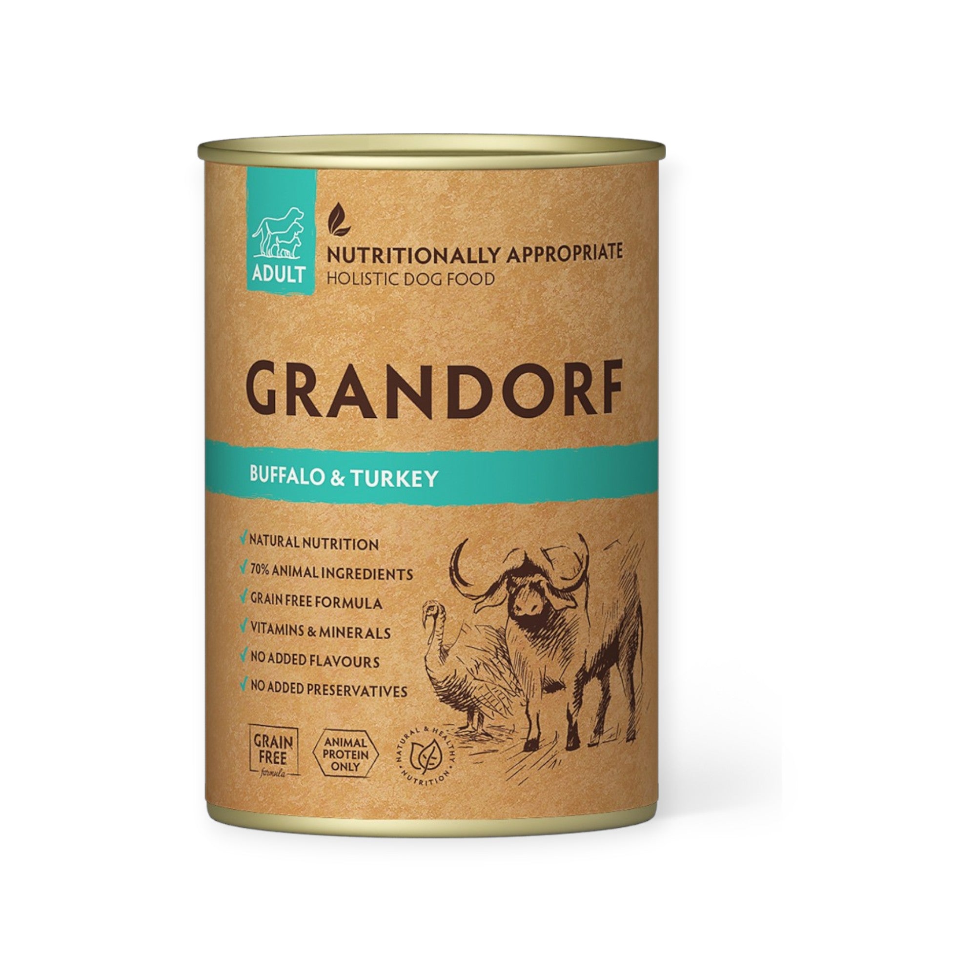 Vådfoder - Bøffel & Kalkun