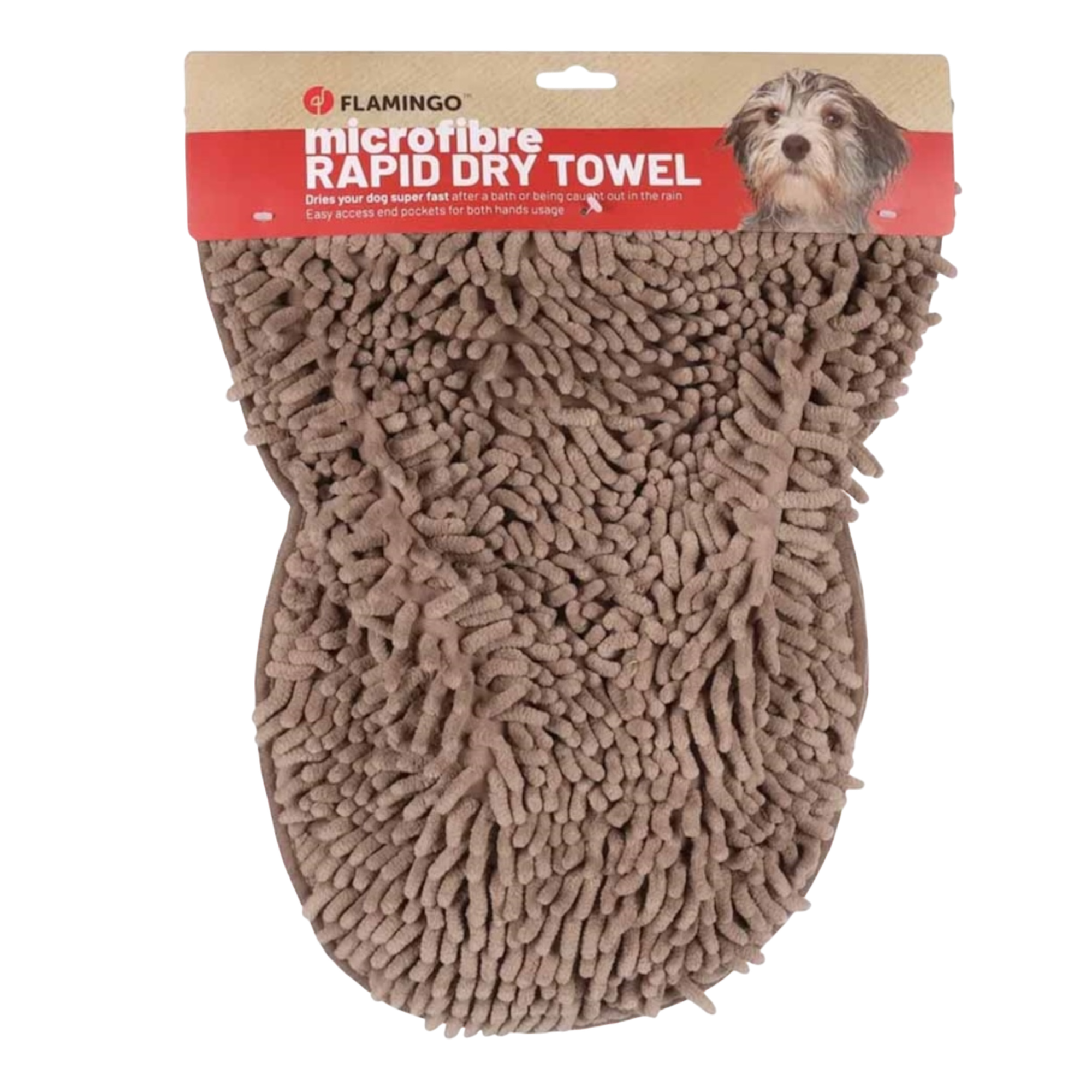 Hurtigt tørrende håndklæde i microfiber