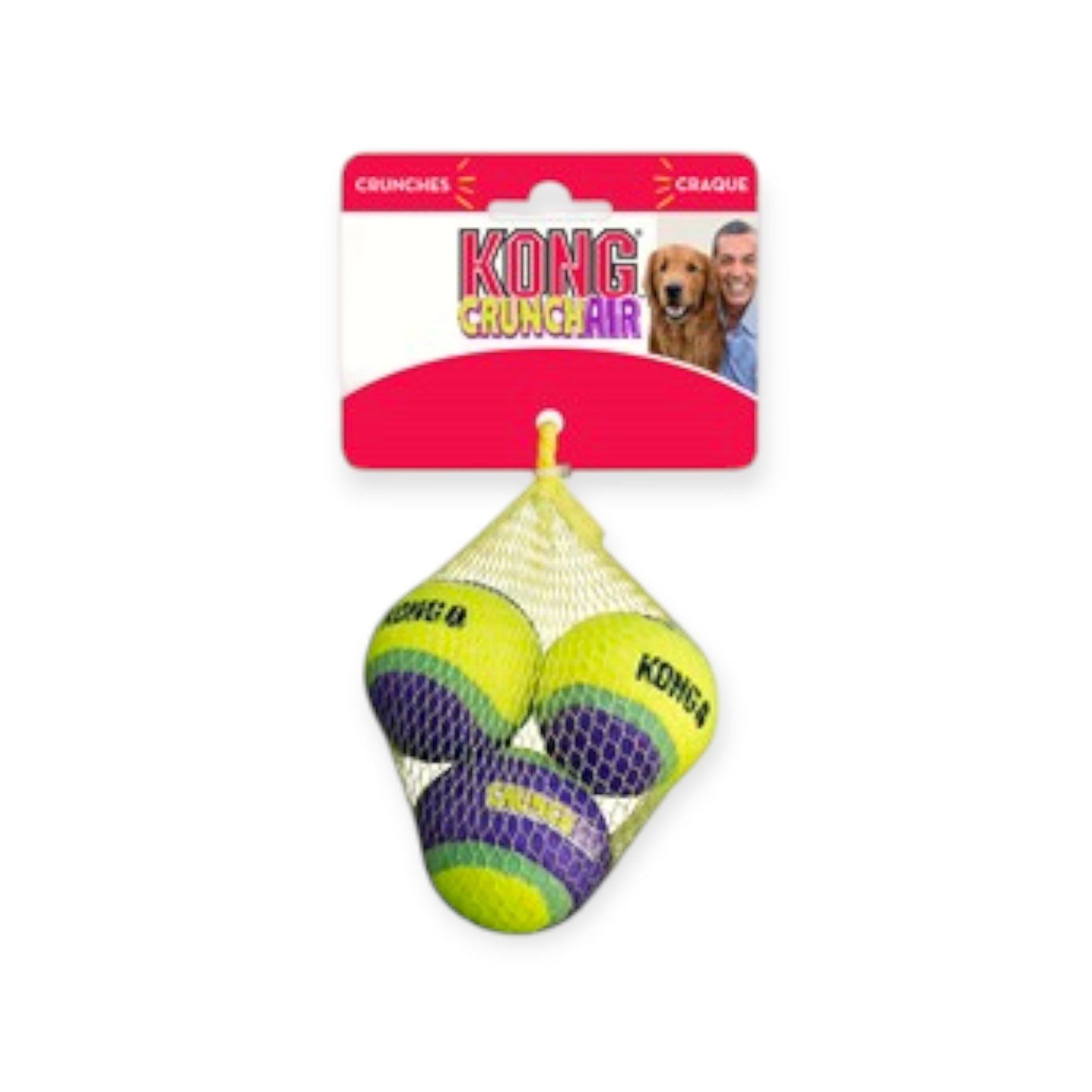 KONG - CrunchAir Tennisbolde M - 3 stk.