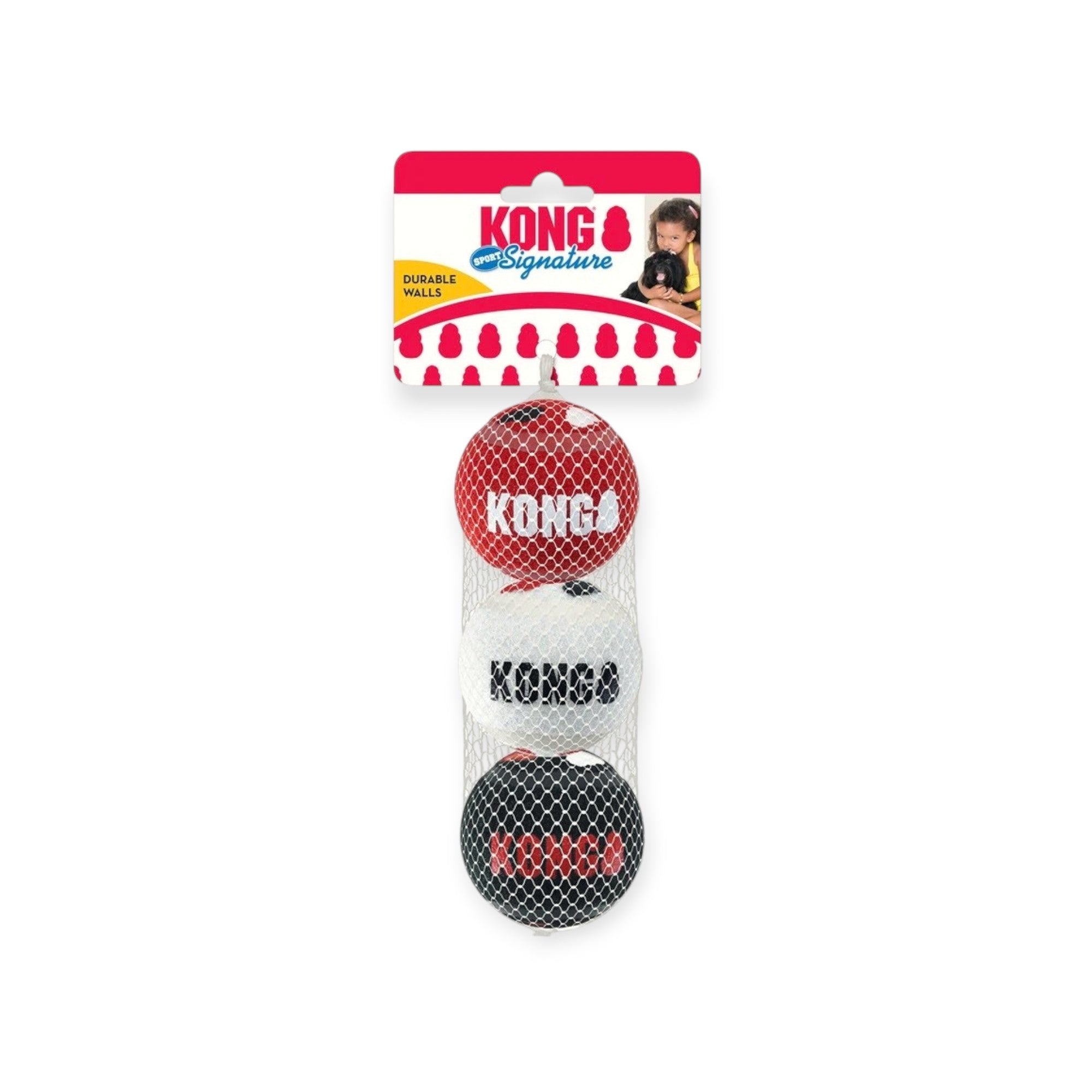 KONG - Sport Signature Tennisbolde M - 3 stk.
