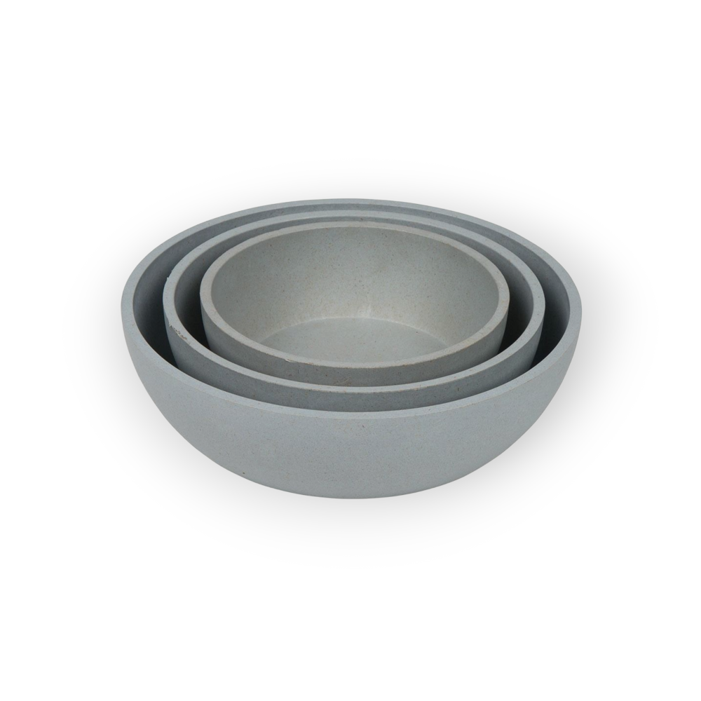 Foder & Vandskål Bambus, Grå