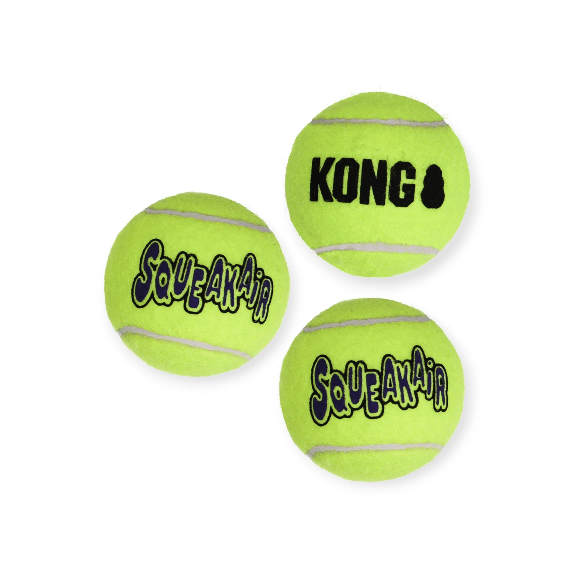 KONG - SqueakAir Tennis Bolde XS - 3stk.